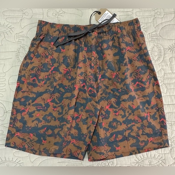NWT Prana Men’s Metric E-Waist Short Sz M Fresca Camo 8" Drawstring - Picture 4 of 9